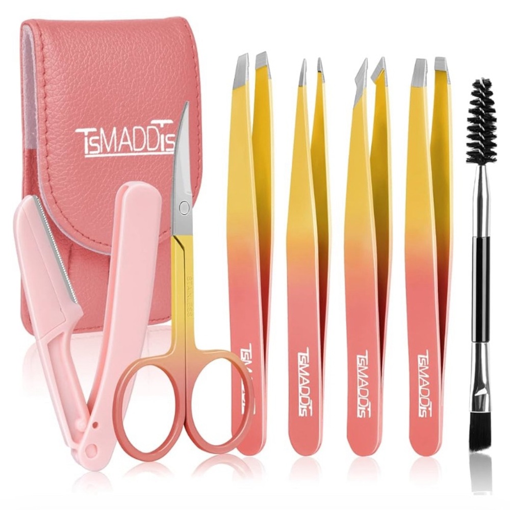 Beauty | NWT 7-Piece Eyebrow Tweezer Set